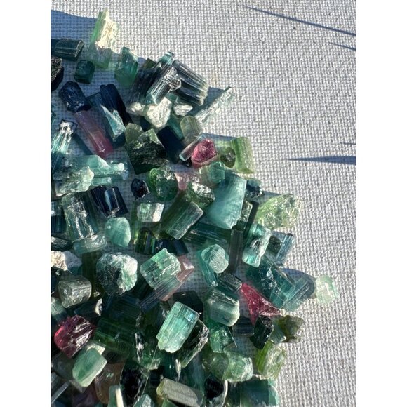 Tourmaline Crystals in Jar - 72 grams / 360 carats - Picture 6 of 10